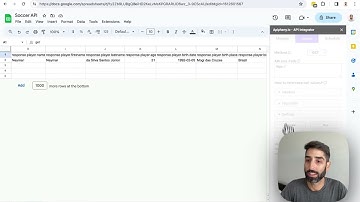 Import Soccer / Football Data Into Google Sheets Using An API For Free