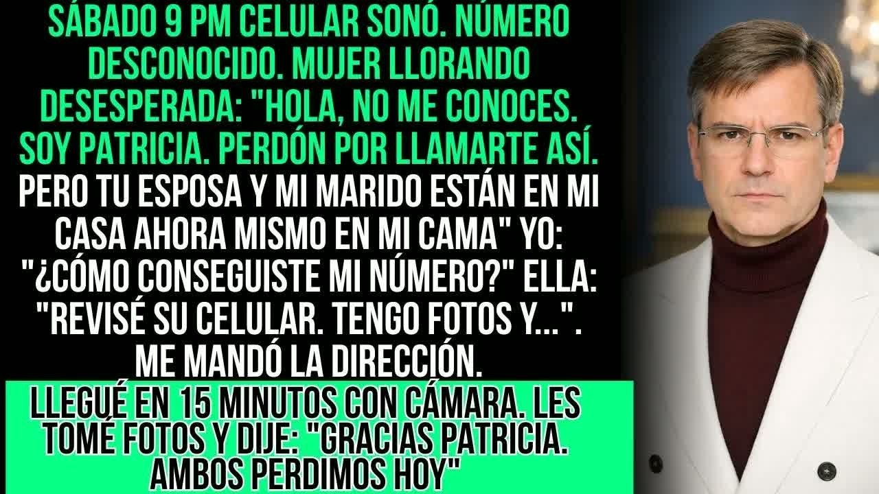 Mujer Desconocida Me Llamó Llorando： ＂Perdón Por Llamarte  Tu Esposa Y Mi Marido Están En Mi Cas