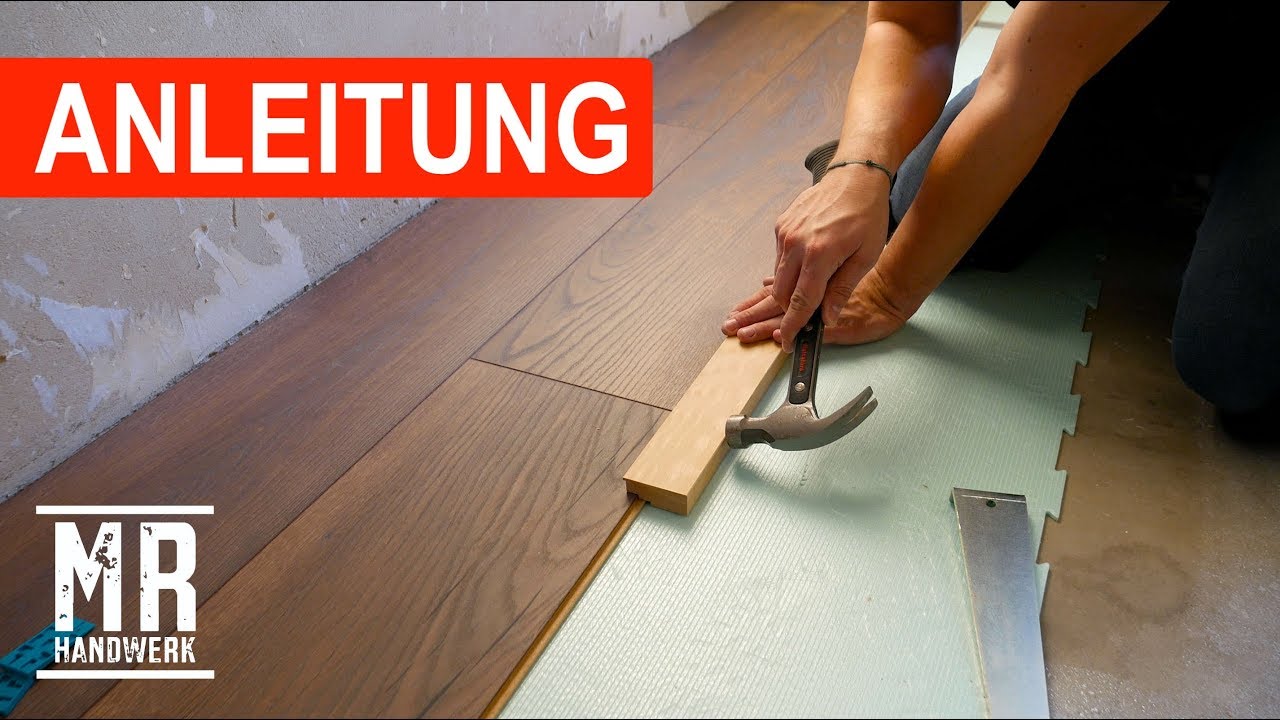 New KLICK Laminat richtig verlegen. So gehts!