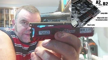 How to Install PC Ram memory onto your motherboard such as ddr3 or ddr4