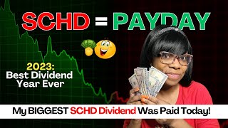 SCHD: My BIGGEST Dividend Payment EVER | Over $36,000 Invested