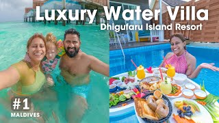Maldives Luxury Resort Tour | Pool Water Villa | Dhigufaru Island Resort