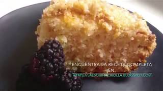 Bizcocho de guineo con migajas dulces  / &quot;Banana Crumb Cake&quot;