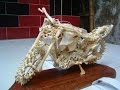 menakjubkan, karya seni ini terbuat dari tulang belulang