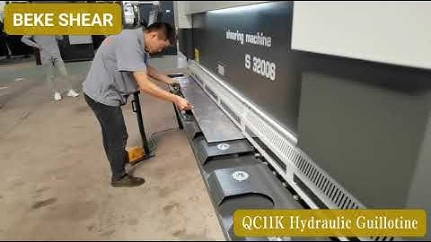 ELGO-P40T Hydraulic Guillotine Shearing Machine