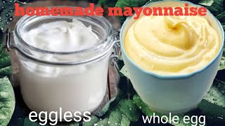 How to make mayonnaise in blender! In 2 different ways