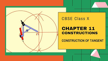 Construction class 10 Construction of tangent| chapter 11 CBSE Maths