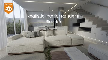 You Won’t Believe This Was Made in Blender! | Interior Rendering Showcase