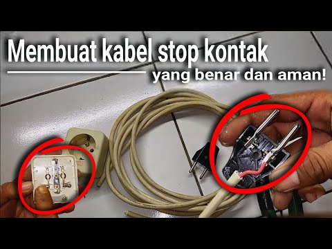 Cara membuat stop kontak listrik