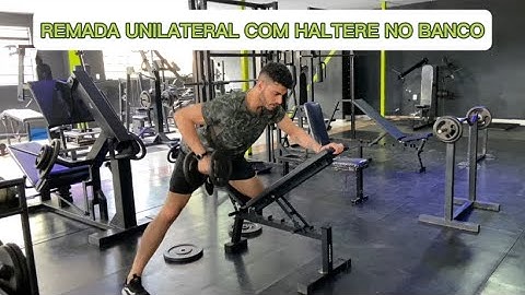 REMADA UNILATERAL COM HALTER NO BANCO INCLINADO - APRENDA A FAZER