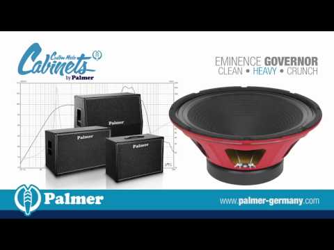 Palmer Custom Cabinet with Eminence Governor speaker-chassis