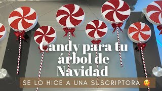 | 🍭DIY Como decorar con CANDY tu árbol de Navidad 🍭🍬|