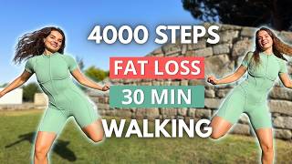 Get 4000 Steps in 30 MIN – Walking Cardio Fat Burn Workout (No Equipment)