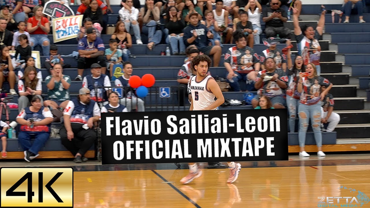 Flavio Sailiai-Leon OFFICIAL Senior Year Basketball Mixtape | Waianae High School