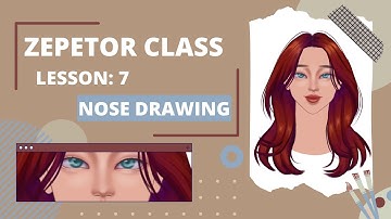 [ZEPETOR CLASS] Lesson 7: Nose Drawing | IbisPaintX Tutorial | #zepeto #zepetorclass