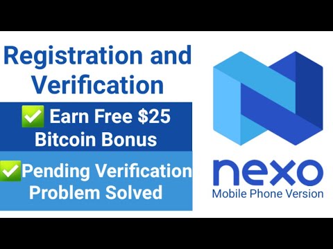 How to Create an Account on Nexo | Nexo Verification Problem | Nexo Referral $25 BTC Bonus