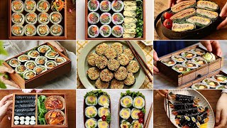 [김밥 9가지 몰아보기] 인기있는 김밥 도시락을 준비했어요!ㅣBEST 9 Kimbap