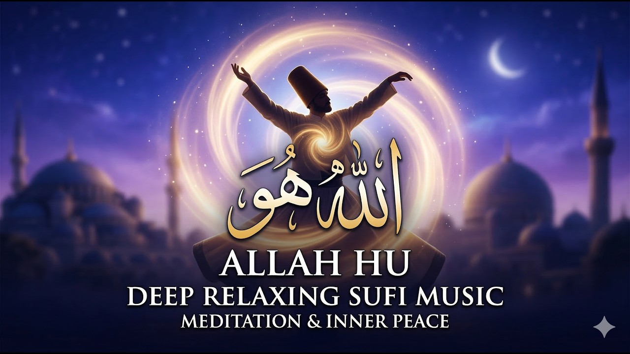 Deep Relaxing Sufi Music: Allah Hu | Islamic Meditation & Inner Peace ...
