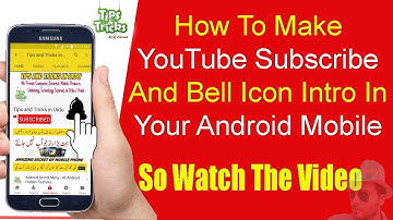 How to make Subscribe and Bell icon Intro on Mobile | Create YouTube Bell Icon Intro in Urdu