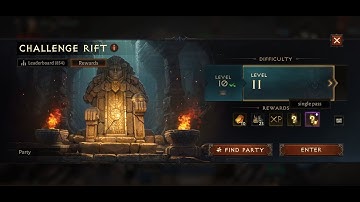 Challenge Rift Level 11- Igonicus rift guardian - Necromancer Diablo Immortal Closed beta