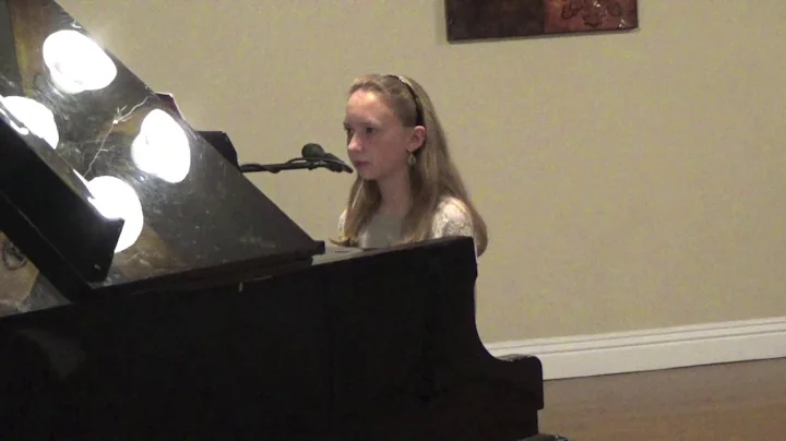 Mary Frances on Piano - Recital October 2017