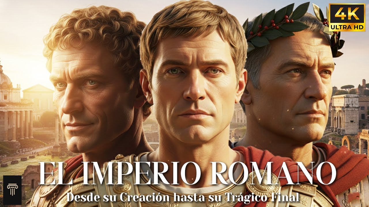 EL IMPERIO ROMANO: TODA SU HISTORIA desde su NACIMIENTO hasta su CAÍDA | Documental Completo