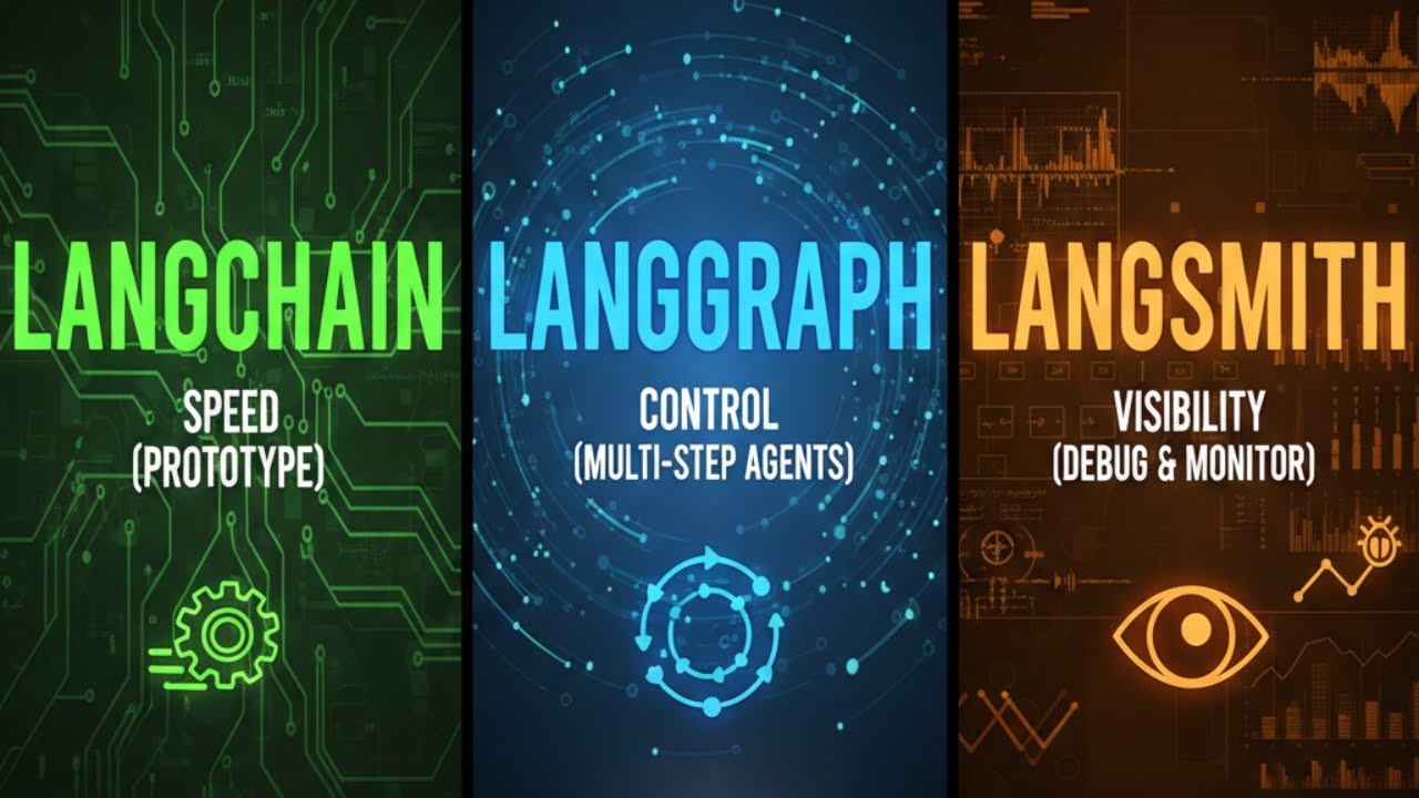 LangChain vs LangGraph vs LangSmith - Which Tool Do You Need? - YouTube