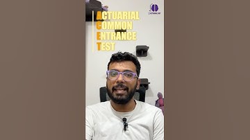 Actuarial Common Entrance Test | ACET | 2025  | How to Prepare | Subjects | Exam Format