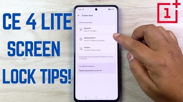 🔒 How to Set Up Screen Lock on OnePlus Nord CE4 Lite | Step-by-Step Guide 🔒