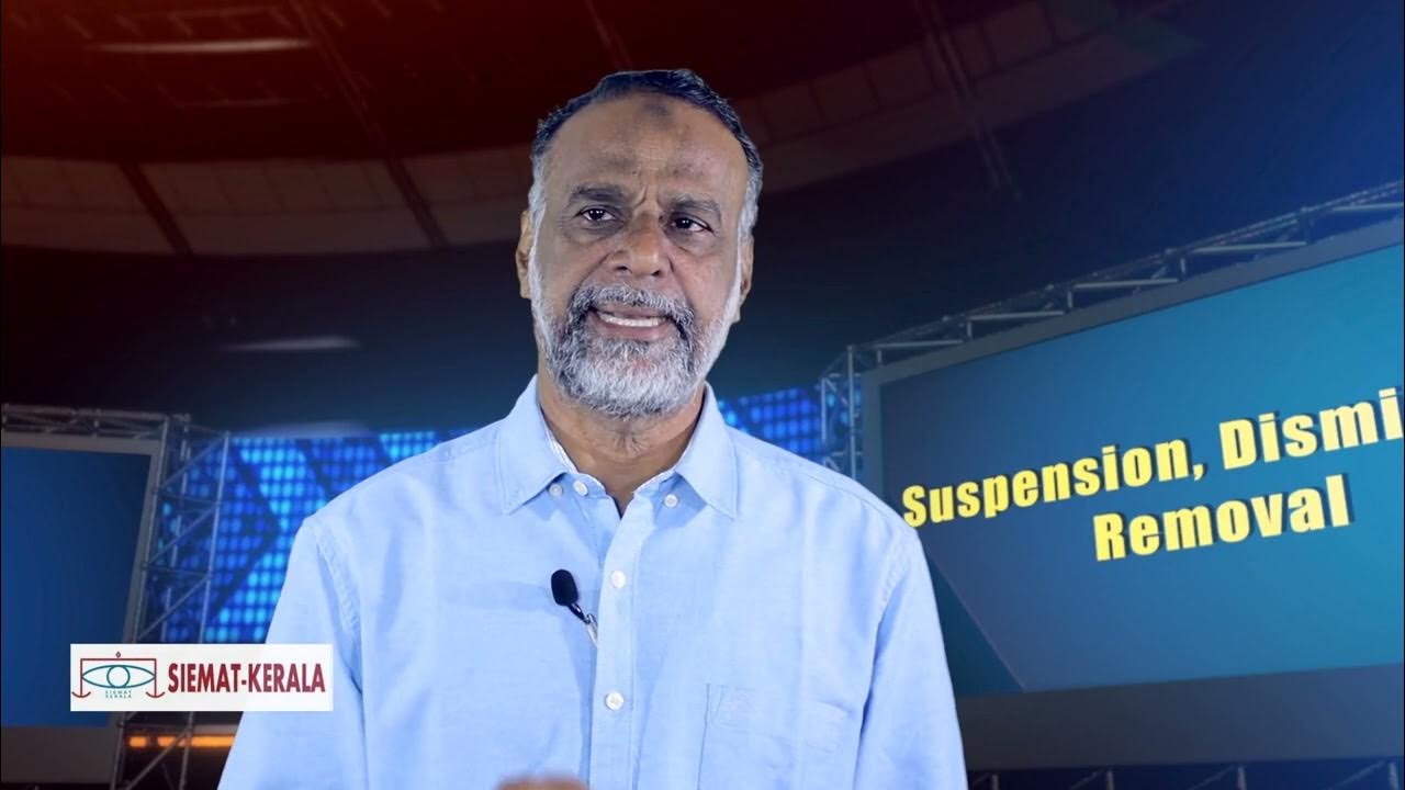 Kerala Service Rules (KSR) Suspension, Dismissal & Removal YouTube