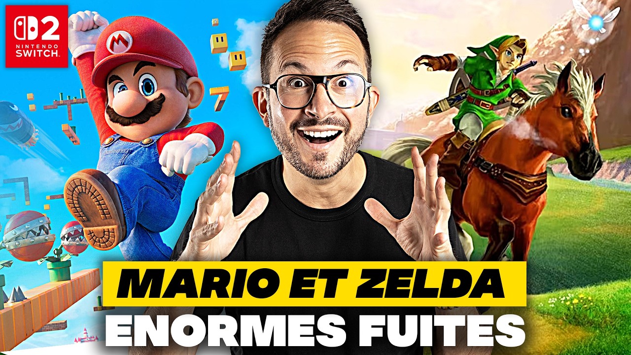 NINTENDO SWITCH 2 🤯 MÉGA FUITES : Nouveau Mario 3D, Zelda Ocarina Of Time Remake, StarFox...