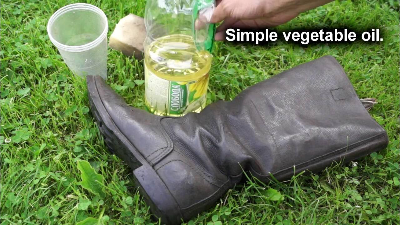 how-to-soften-leather-test-how-care-old-dry-leather-soviet-boots-with