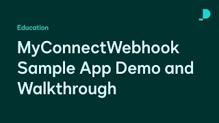 MyConnectWebhook sample app setup and walkthrough screenshot 5