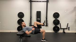 Eccentric Single Leg Hip Thrust
