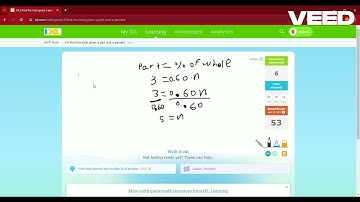 Arya Rajesh-World 1-25-IXL SAT Math: Find The Total Given A Part And A Percent