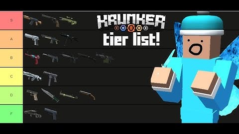 Krunker Weapons Tier List!