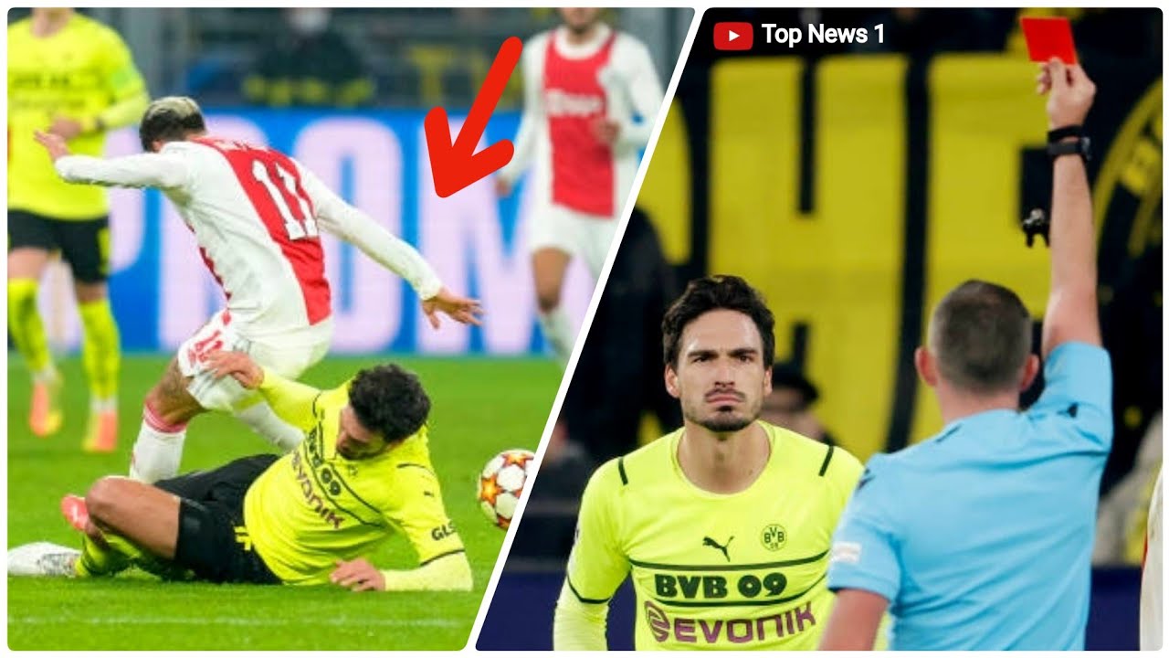 Mats Hummels red-card in Borussia Dortmund clash with Ajax ‘one of the worst decisions' in football