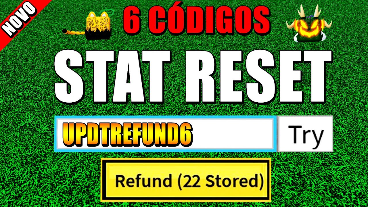 NOVO CÓDIGO +TODOS OS 9 CÓDIGOS DE RESET STATUS DO