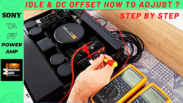 IDLE CURRENT AND DC OFFSET - How To Adjust ? - STEP BY STEP - Power Amplifiers