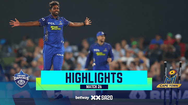 Pretoria Capitals v MI Cape Town | Match 26 Highlights | Betway SA20