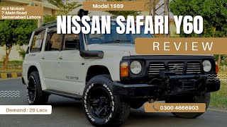 Nissan Safari Y60 1989 Model | Detailed Video Review | 4x4 Motors 0300 4666903
