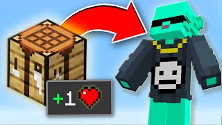 Minecraft Manhunt But HUNTERS Crafting Gives Me Hearts