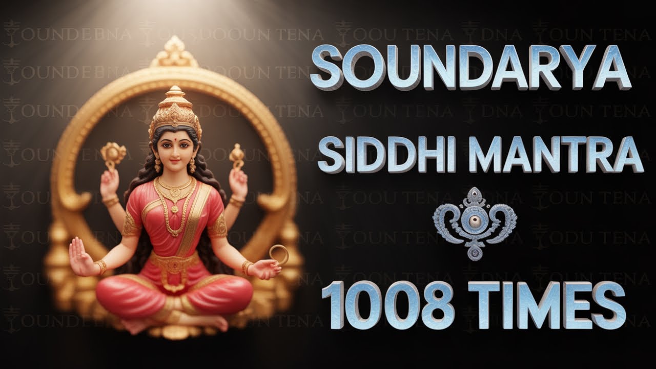 Soundarya Siddhi Mantra 1008 times | Om Soundarye Soundarya Pradaaya ...