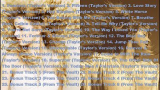 Fearless (Taylor’s Version) will be released APRIL NINTH