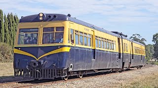 The largest Walker Rail Motor trundling along the Spa Country Railway tracks.