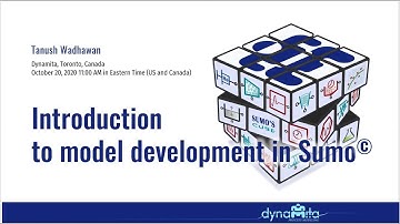 Introduction to model development in SUMO©