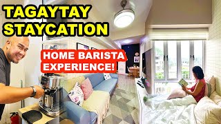 HyggePlus+ Tagaytay Staycation with Home Cafe! Staycation Vlog + Review