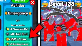 I UNLOCKED ☠️ EXTRA SLOT For ULTIMATE DRILL 😱 Wave 133? Roblox Toilet Tower Defense