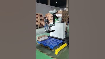 Collaborative robot palletizing box