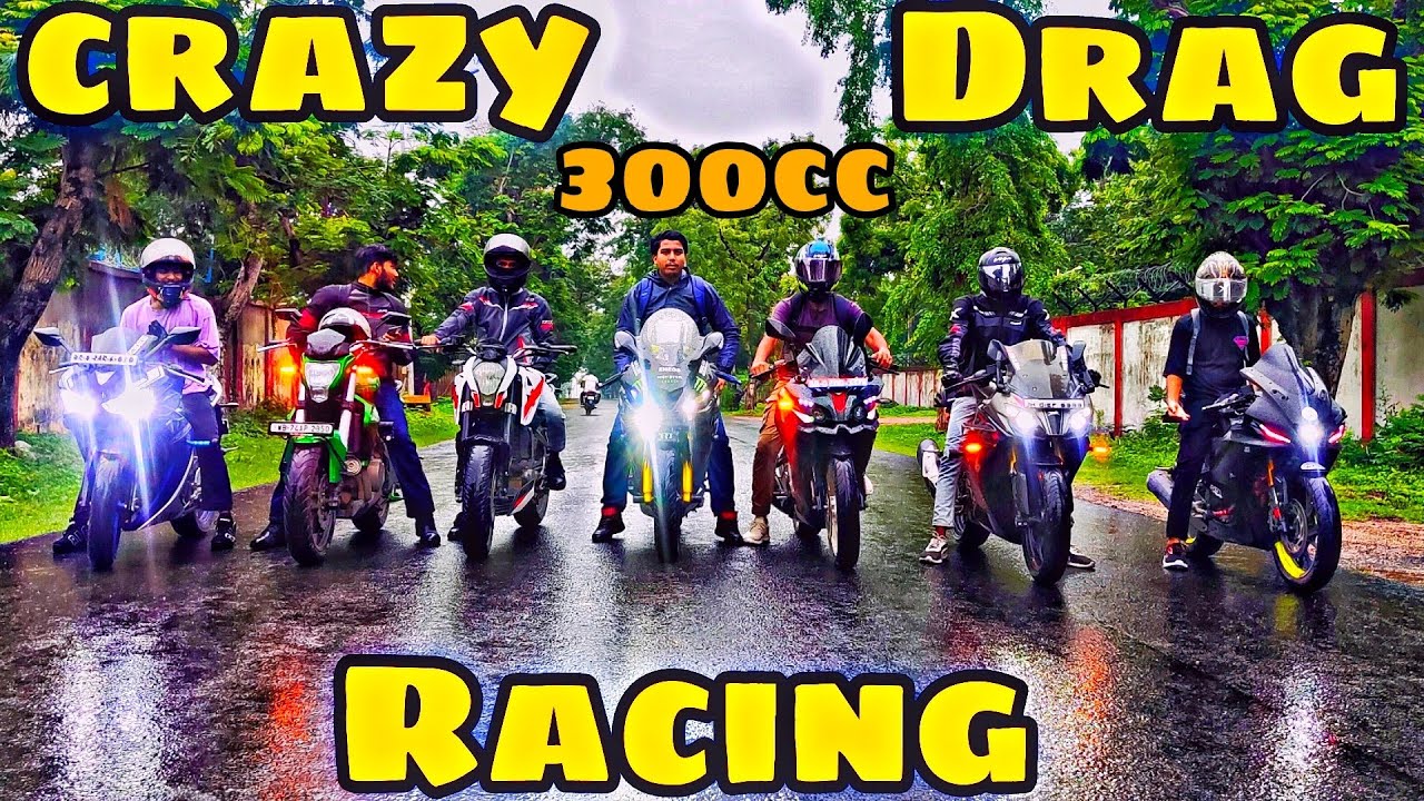 Crazy Drag Race Only 300cc 💥|| Drag Race 🚀|| #rider #dragrace #race # ...